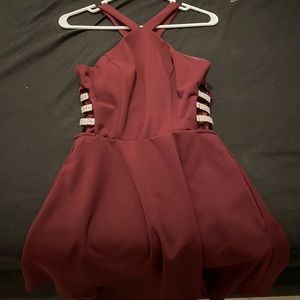 Burgundy Dress